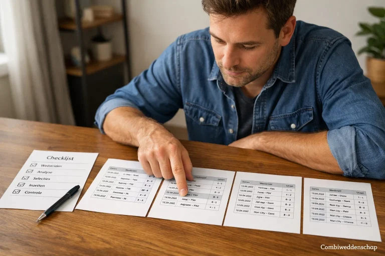 Voetbal accumulator combiweddenschap tips en strategie