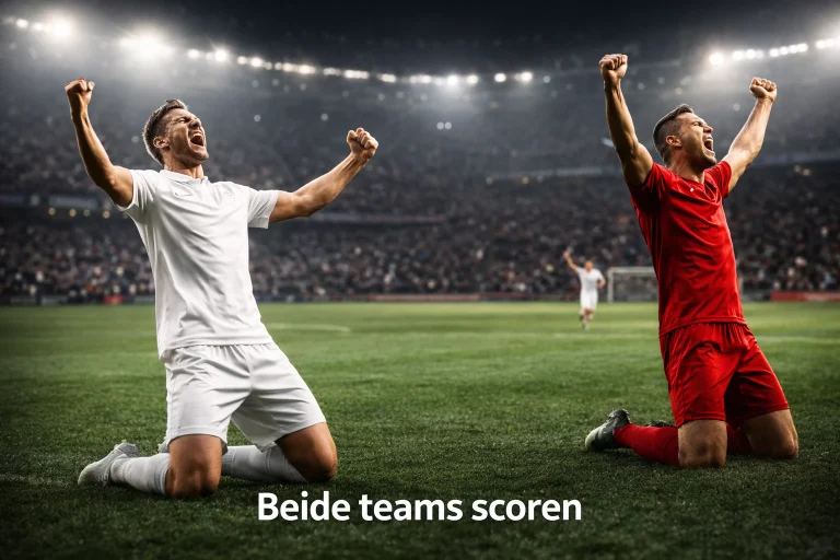 Both teams to score BTTS wedden voetbal statistieken