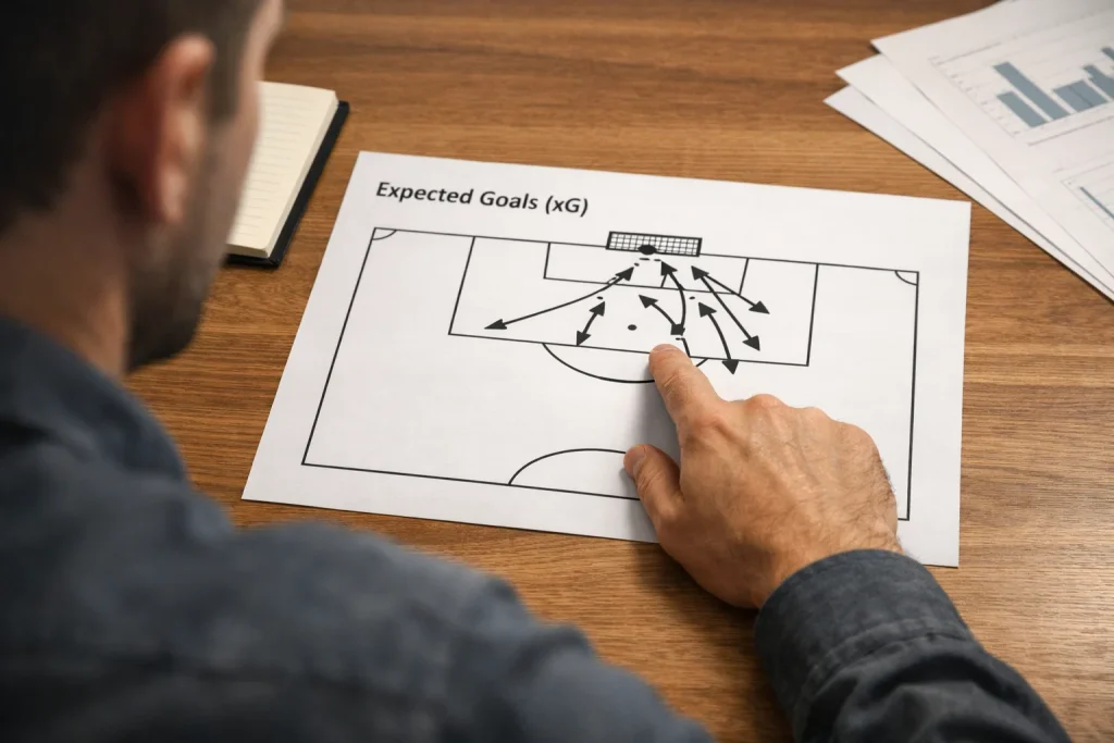 Expected goals xG voetbal wedden analyse statistiek