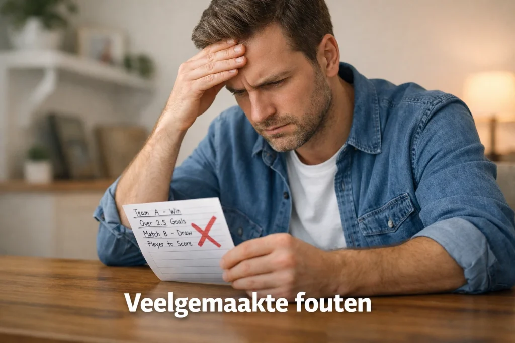 Voetbal wedden fouten vermijden veelgemaakte vergissingen