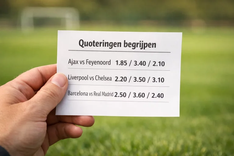 Voetbal weddenschappen odds formaten uitleg decimaal fractioneel