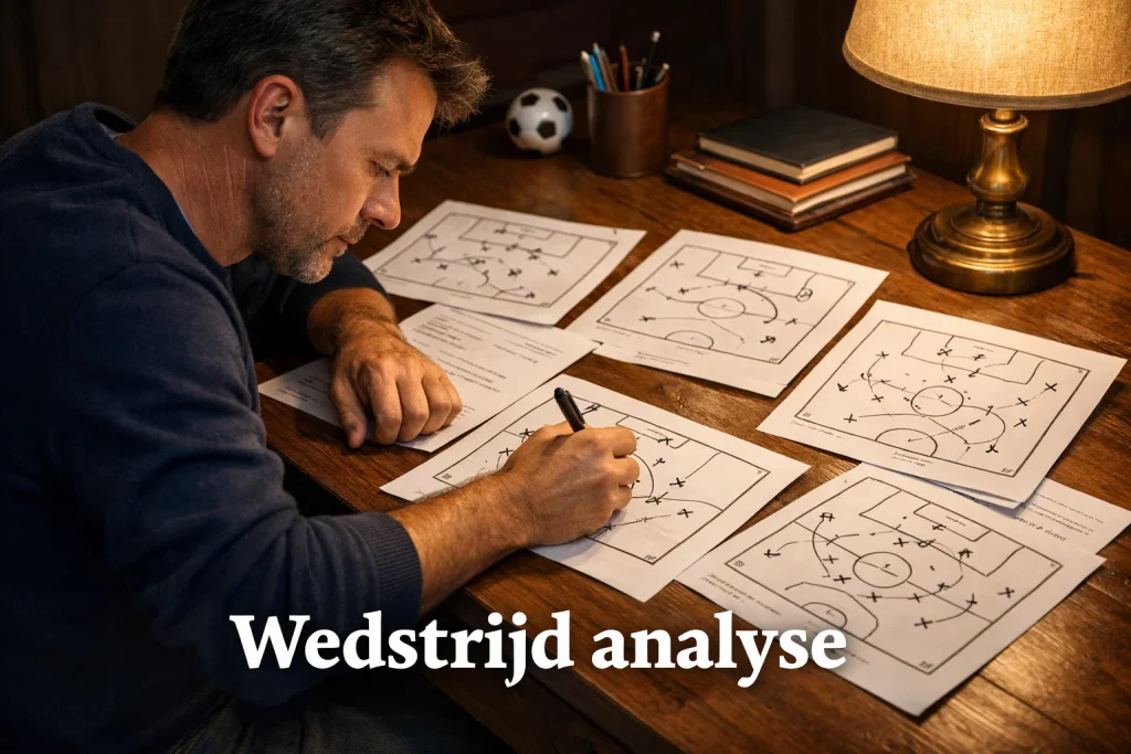 Voetbal wedstrijd analyse onderzoek wedden data bronnen